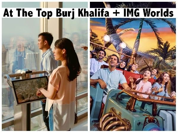 Combo: At the Top Burj Khalifa (Off Peak Hours 124/125 Floor) + IMG Worlds of Adventures