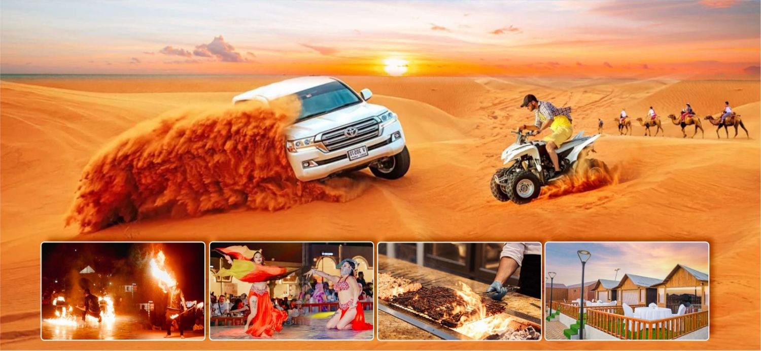Red Dunes Standard OR Premium Lahbab Desert Safari Packages with Home Pick & Drop